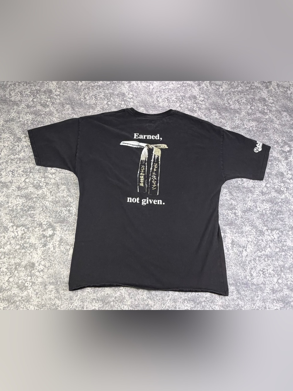 Y2K Hanes Wado Ryu Karate Martial Arts Black Cotton T-Shirt 2XL